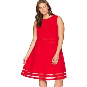 Calvin Klein Women's Plus Sz Round Neck Fit